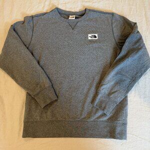 The North Face Heritage Patch Crewneck Long Sleeve Sweatshirt Gray Men’s M